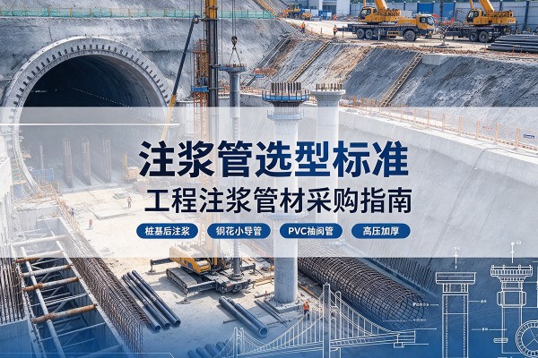 明溪注浆管选型标准
