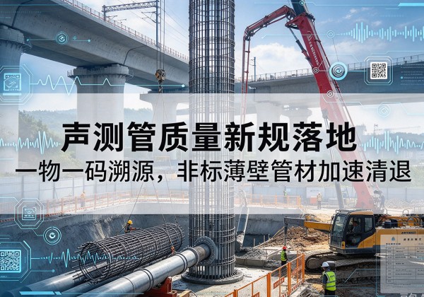 明溪声测管质量新规落地，一物一码溯源，非标薄壁管材加速清退